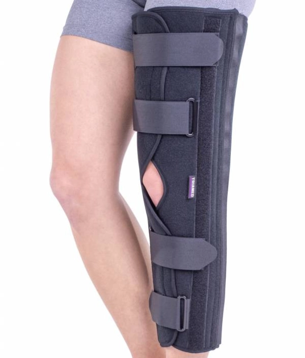 Orteză genunchi fixă TRIAFIX GENU | Stabilizare și imobilizare articulație