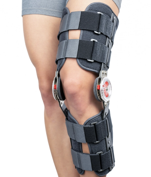 Orteză genunchi GENU REHA  cu articulații reglabile | Stabilizare și recuperare