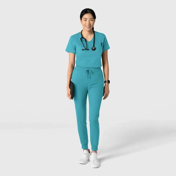 Bluza uniforma medicala, Wink Boundless, 6151-TEAL