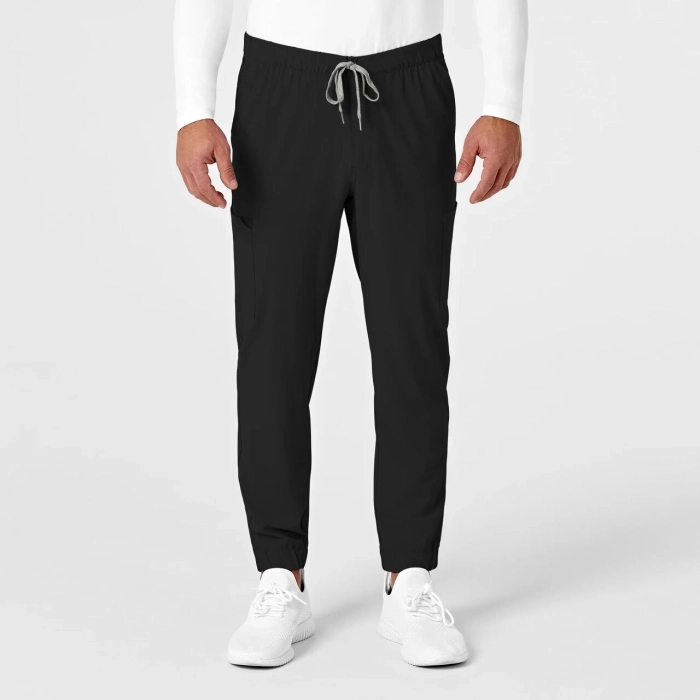 Pantaloni Uniformă Medicală Wink Renew 5034 – Negri, Elastici, Confortabili