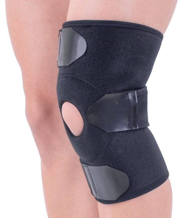 Orteză genunchi mobilă — suport patelar, reglabilă, mărime universală