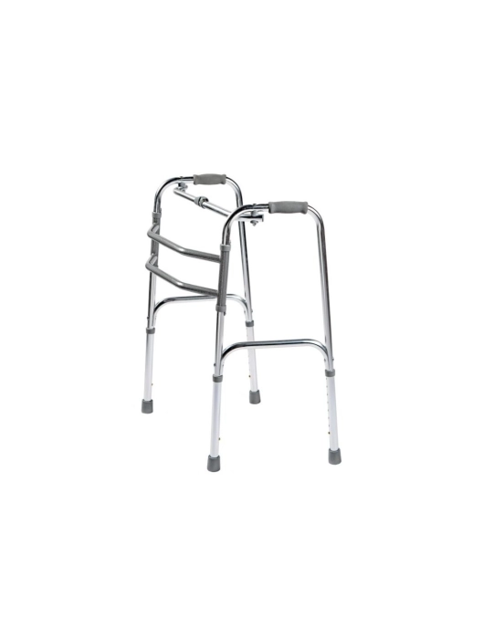 Cadru de mers pliabil  – ajustabil pe înălțime, suport până la 100 kg
