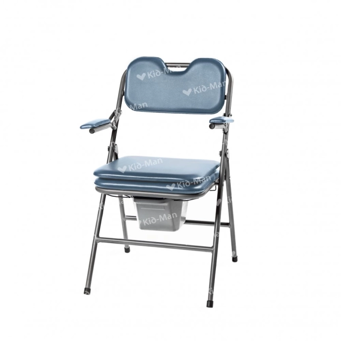 Scaun de toaletă pliabil, confortabil și rezistent – capacitate 120 kg