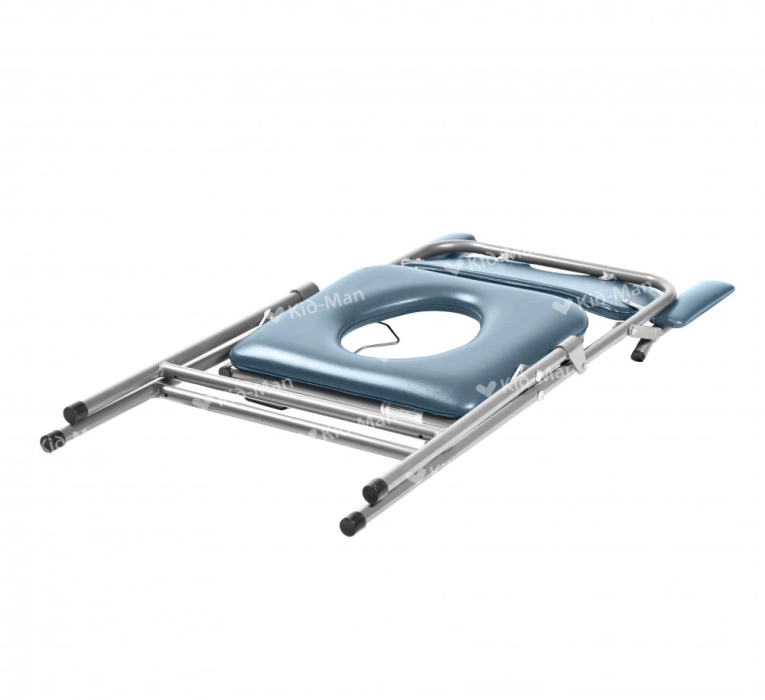 Scaun de toaletă pliabil, confortabil și rezistent – capacitate 120 kg