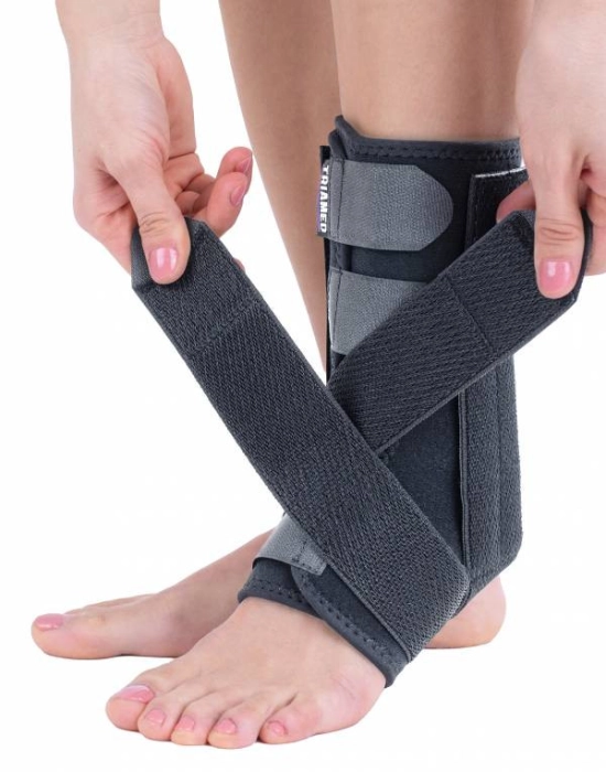 Orteză mobilă gleznă cu atele metalice – ANKLEFIX SPORT 2
