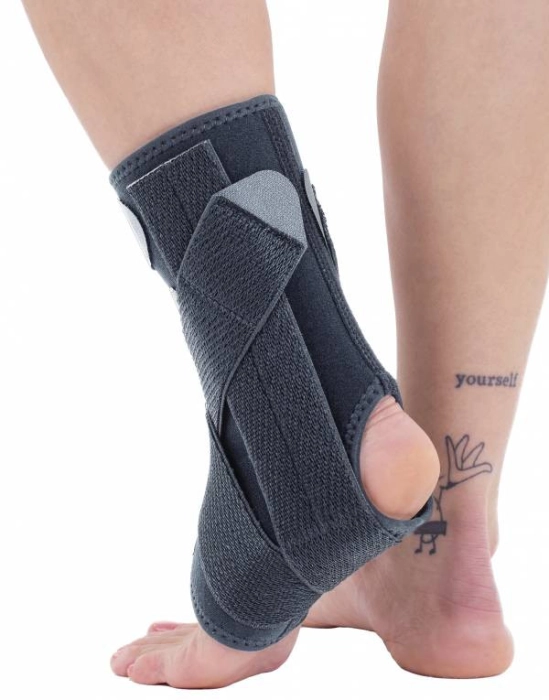 Orteză mobilă gleznă cu atele metalice – ANKLEFIX SPORT