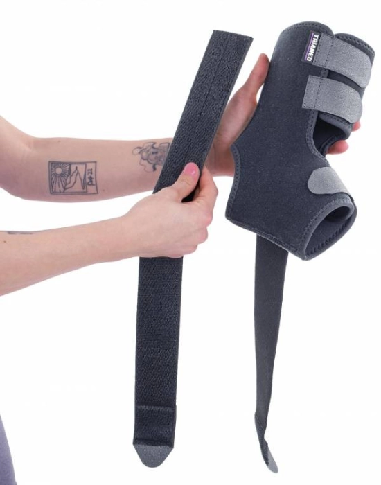 Orteză de gleznă mobilă cu atele metalice ANKLEFIX SPORT